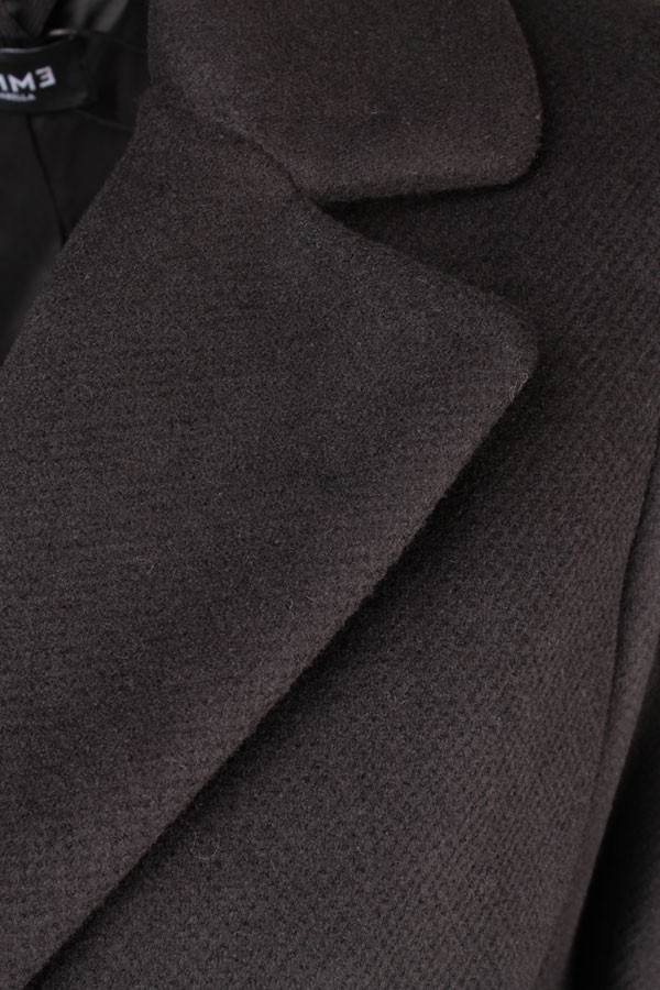 Pantaloni Jogger Emme Marella In Cotone Nero - Vita Elasticizzata E Tasche - 4