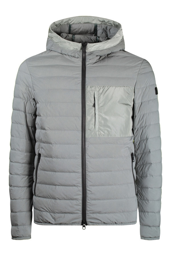 Blouson Homme ALE' – Coupe Légère, Manches Longues, Noir Et Rouge, Fabrication Italienne