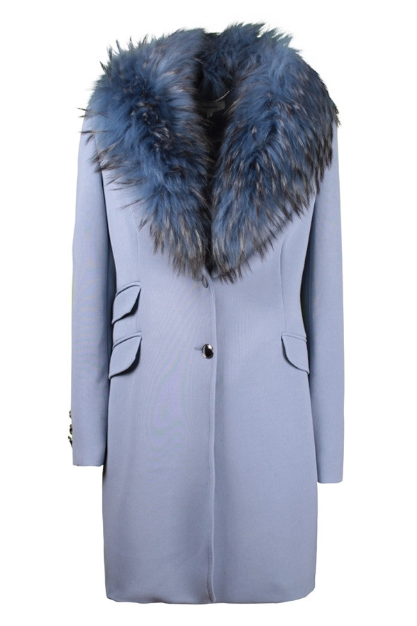 Cappotto kocca con sale pelliccia