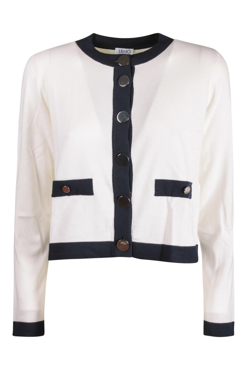 Ferracinshop Giacchino Donna Liu Jo Bianco art.MA1069 col.B3897 moda uomo donna bimbo