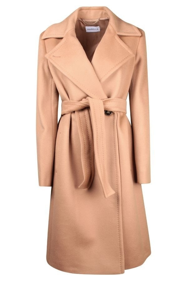 Cappotto donna cammello top