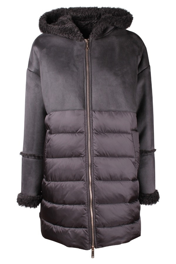 Giaccone grigio donna hot sale