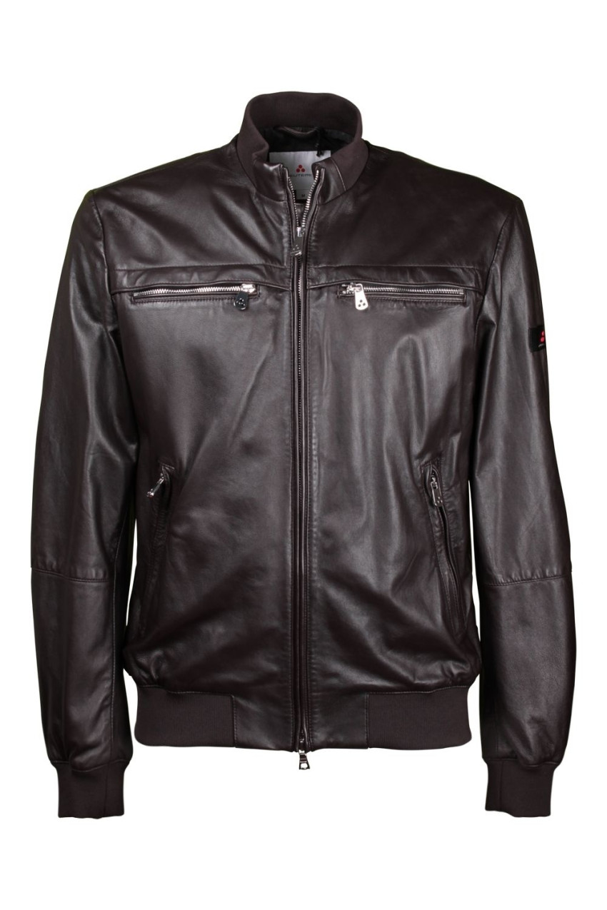 Ferracinshop  Giubbino pelle Uomo Peuterey art. SANDS LEATHER col. 961  Marrone moda uomo, donna, bimbo