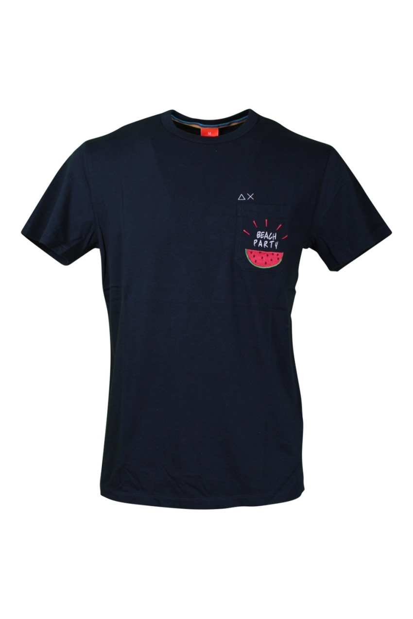 Tshirt Uomo Sun 68 art. T30135 col. 07 Blue moda uomo