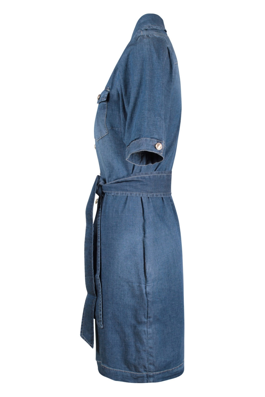 Street One Vestito di jeans - light blue soft wash/celeste