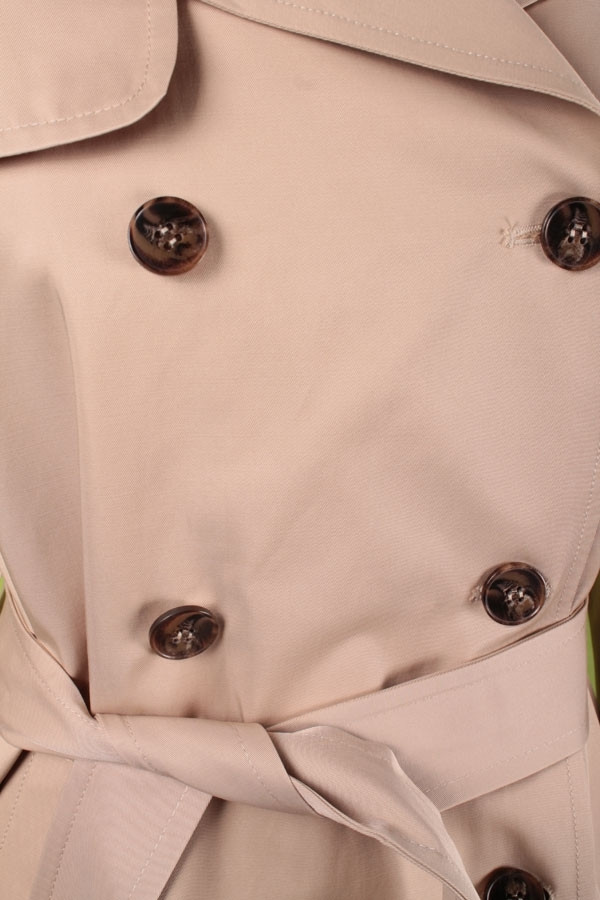 Trench Impermeabile Donna Con Cappuccio E Tasche - Giacca A Vento Foderata, Leggera E Pieghevole Per Viaggio E Outdoor
