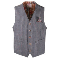 Gilet Uomo Bob Blue