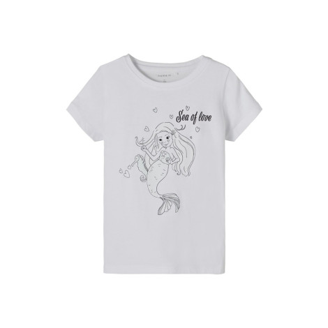 T-shirt Bambina Name It Bianco