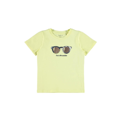 T-shirt Bambina Name It Giallo