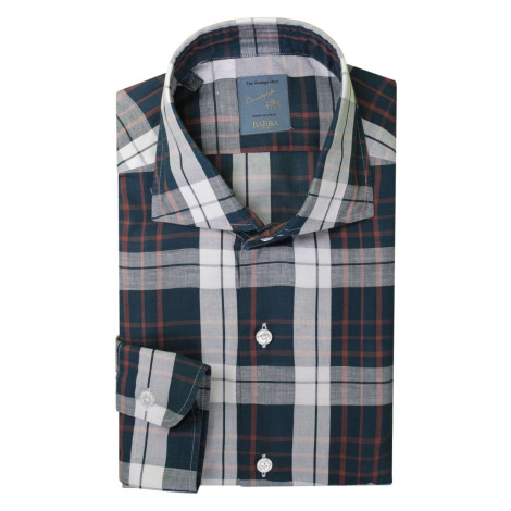 Camicia Uomo Barba Napoli Blue