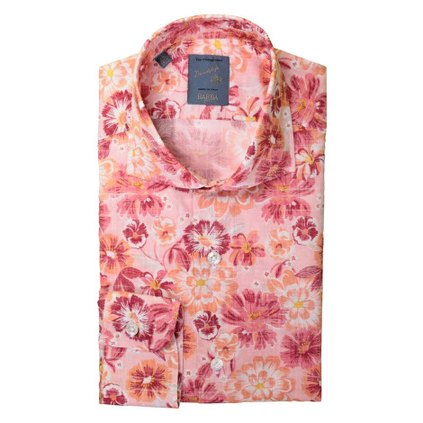 Camicia Uomo Barba Napoli Rosso