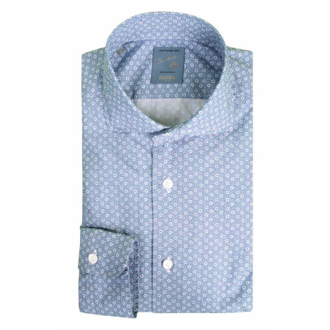 Camicia Uomo Barba Napoli Blue