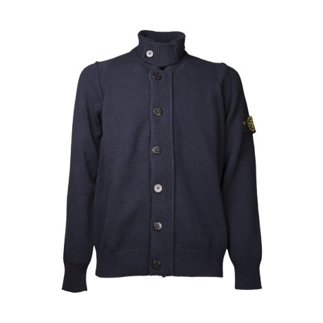 Cardigan Uomo Stone Island Blue