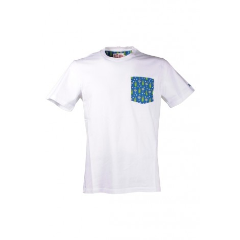 T-shirt Uomo Saint Barth Mc2 Bianco