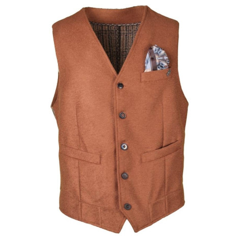 Gilet Uomo Bob Marrone