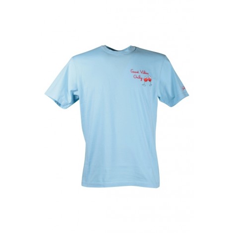 T-shirt Uomo Saint Barth Mc2 Azzurro