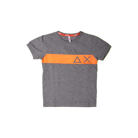 T-shirt Bambino Sun68 Grigio