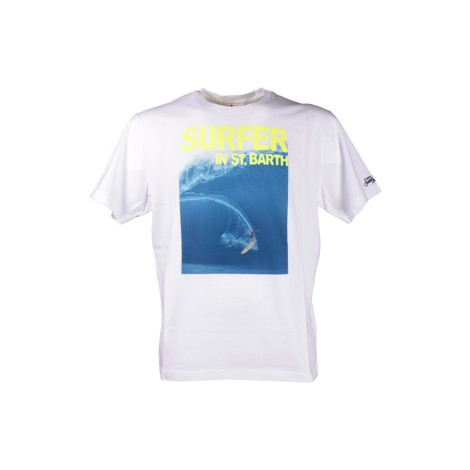 T-shirt Uomo Saint Barth Mc2 Bianco