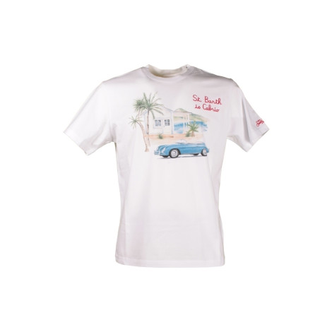 T-shirt Uomo Saint Barth Mc2 Bianco