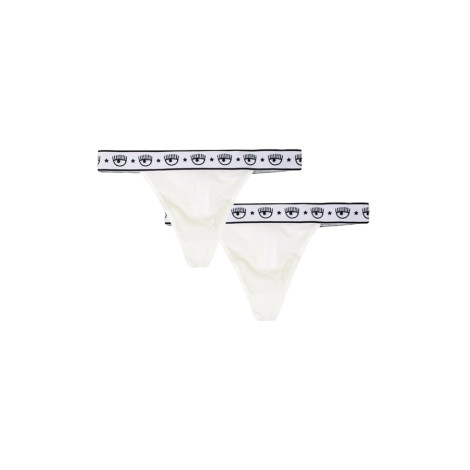 Slip Donna Chiara Ferragni Bi-Pack Bianco