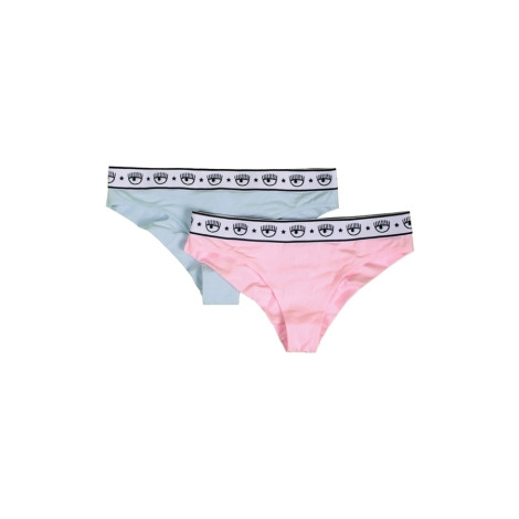 Slip Donna Chiara Ferragni Bi-Pack Rosa e Azzurro