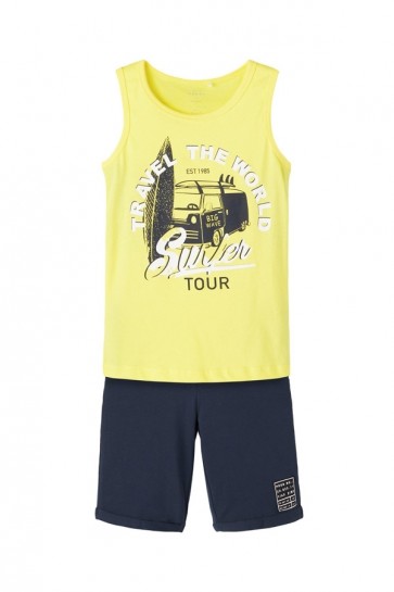Yellow and Blue Kid's Name It Tank Top Set