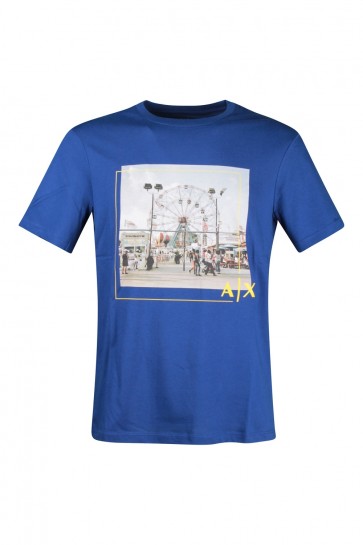 Blue Men's Armani Exchange T-shirt