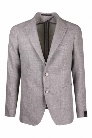 Grey Wool Men's Tagliatore Jacket