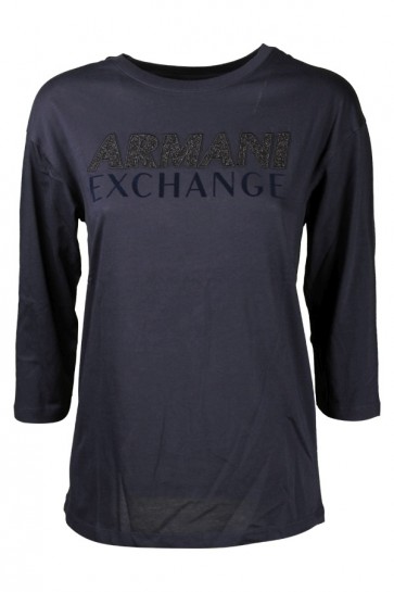 T-shirt Donna Armani Exchange Blue