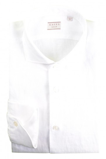 White Linen Men's Xacus Shirt