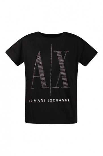 T-shirt Donna Armani Exchange Nero
