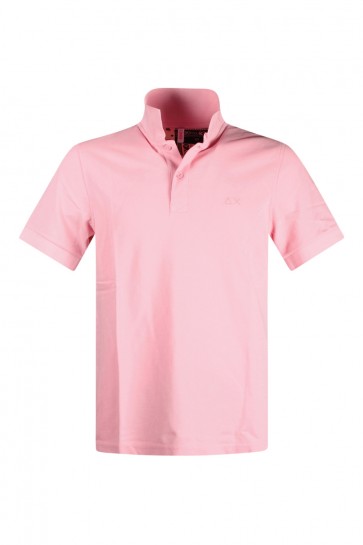 Pink Men's Sun 68 Polo T-shirt 