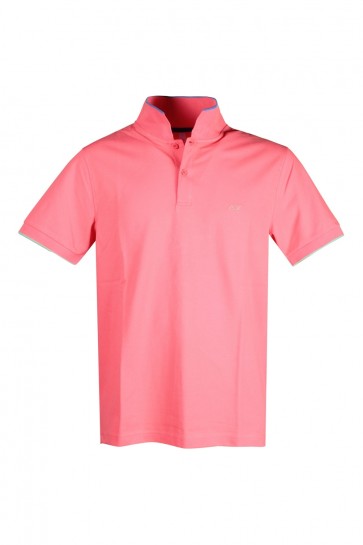 Pink Men's Sun68 Polo T-Shirt