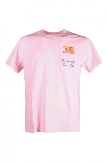 Pink Men's Saint Barth Mc2 T-Shirt