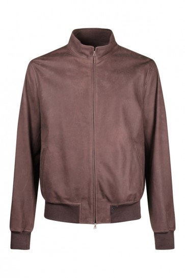 Brown Men's Leather Jacket by Stewart
