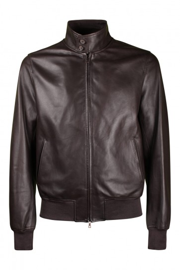 Brown Stewart Men's Leather Jacket