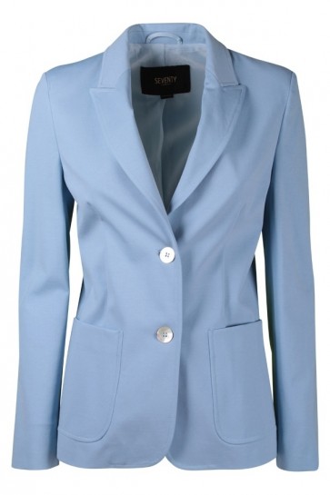 Light Blue Woman's Seventy Jacket