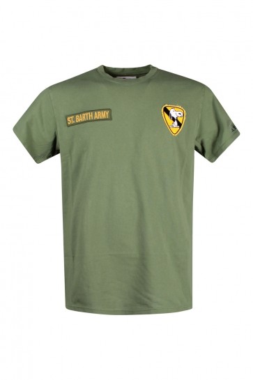 Green Men's Saint Barth Mc2 T-Shirt