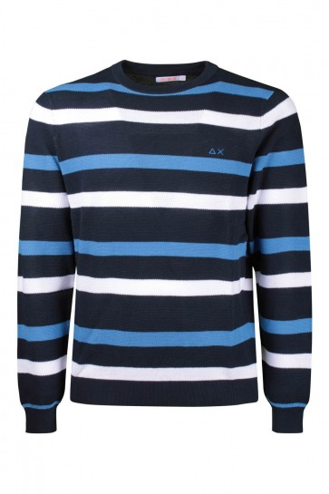 Blue Men's Sun68 Sweater