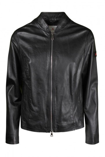 Black Peuterey Women's Leather Jacket 