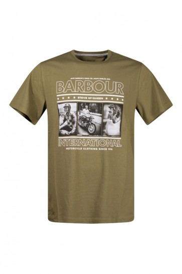 T-shirt Uomo Barbour Verde