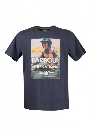 T-shirt Uomo Barbour Blue