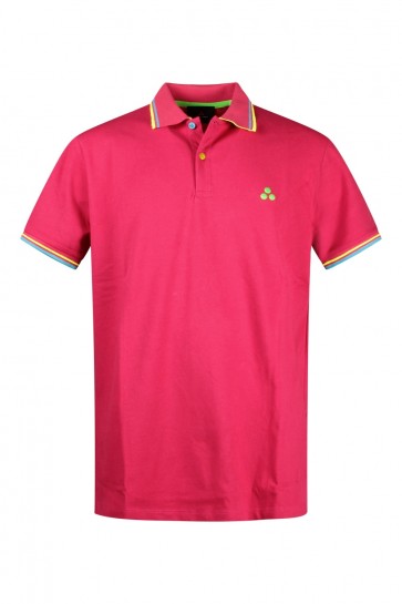 Fuxia Men's Peuterey Polo T-Shirt