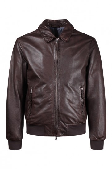 Brown Men's The Jack Leather Jacket 