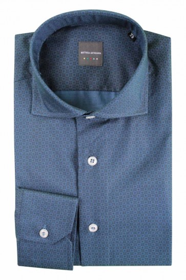 Blue Bottega Artigiana Men's Shirt