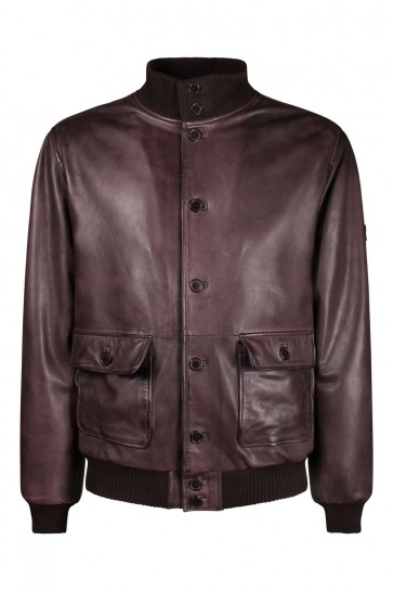Brown Roy Roger's Men's Leather Jacket 