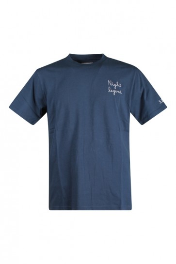 T-shirt Uomo Saint Barth Mc2 Blue