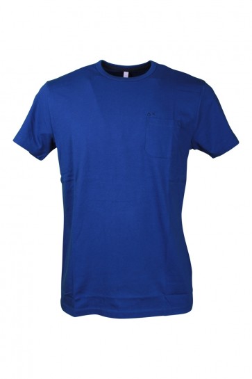 Sun 68 Man Blue T-shirt art. T30101 col. 58
