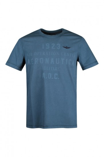 Blue Men's Aeronautica Militare T-Shirt