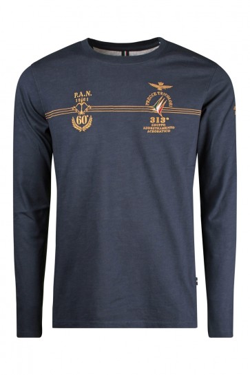 Blue Aeronautica Militare Men's T-shirt
